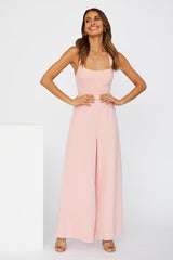 Sweet Home Jumpsuit Blush