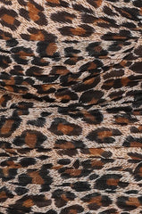 Upper Eastsider Crop Brown Leopard