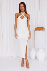 Illuminate Babe Midi Dress Cream