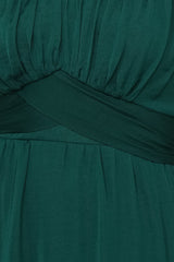 Camera Shy Dress Forest Green