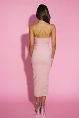 Simply You Midi Dress Blush