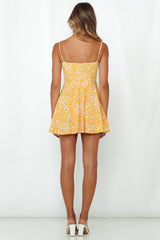 Eyes On Paradise Dress Yellow