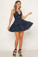 Human Error Dress Navy