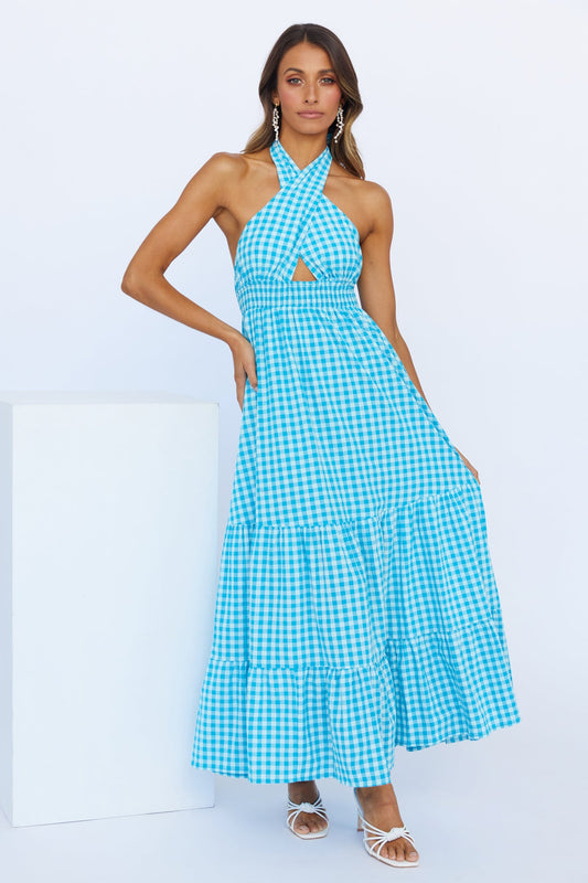 Important Piece Maxi Dress Blue