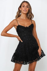 United Hearts Dress Black