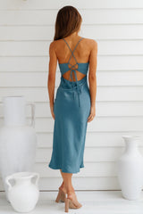 Smooth Sounds Maxi Dress Blue