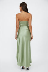 Luxe Prose Maxi Dress Sage