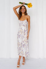 Flow With It Midi Dress Purple