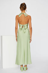 Mine All Night Maxi Dress Green