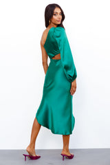 Secret Weapon Midi Dress Green