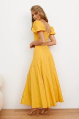 Orchard Field Maxi Skirt Yellow