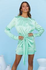 Swift And Clean Dress Light Green