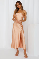 Nightlife Love Midi Dress Coral