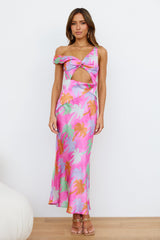 Playing The Field Maxi Dress Pink