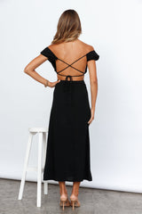 In Your Eyes Maxi Dress Black