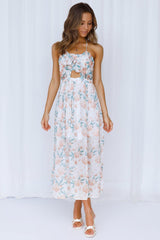 Smooth Breeze Maxi Dress White