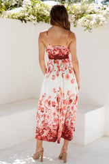 Art Market Maxi Dress Red