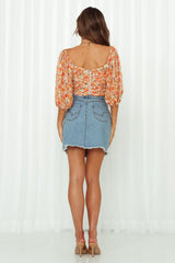 Bambi Crop Top Orange