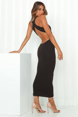 LIONESS The Clare Maxi Dress Black