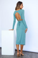 You Belong With Me Midi Dress Sage