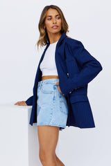 LIONESS Brentwood Blazer Midnight Blue