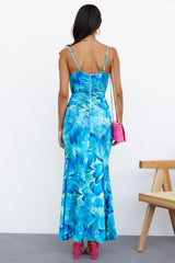 Delphin Maxi Dress Blue