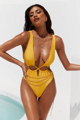 HELLO MOLLY Soleil Swimsuit Yellow