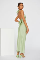 Mine All Night Maxi Dress Green