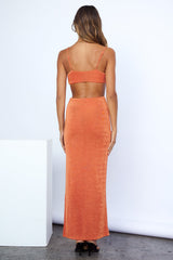 Inner Diva Midi Dress Orange