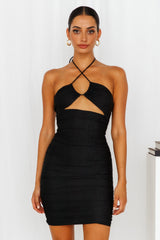 Sparkle Babe Dress Black