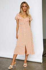 Not Your Missus Midi Dress Orange