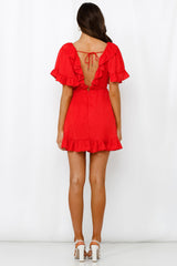 Getting Attached Dress Red