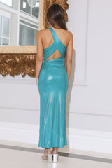 Reflective Beauty Maxi Dress Aqua