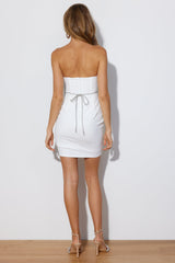 Dreams Of Sparkle Mini Dress White