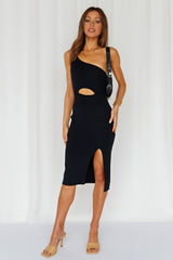 Jade Midi Dress Black