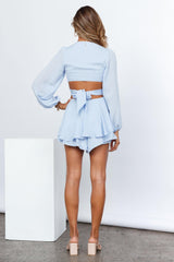 Dream Queen Playsuit Blue