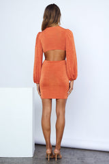 Reach For It Dress Orange