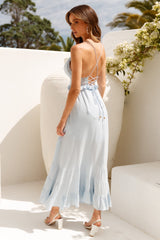 Before Anyone Else Maxi Dress Ice Blue