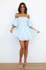 Flirty and Fun Dress Blue