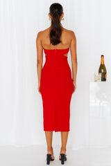 Twinkling By Midi Dress Red