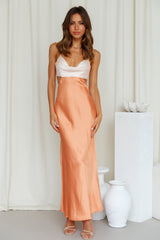 Angelic Lights Maxi Dress Orange