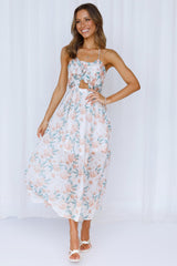 Smooth Breeze Maxi Dress White