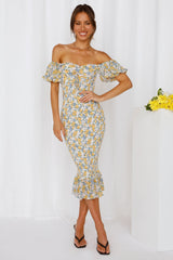 Alive Today Midi Dress Yellow