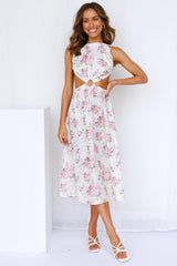 Sweet Like Summer Midi Dress Cream