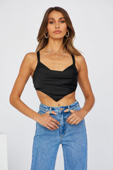 Love This Gem Crop Black