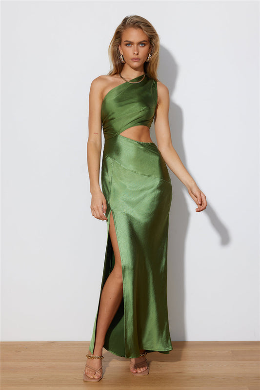 Poker Faced Maxi Dress GREEN