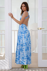 Pleasant Living Midi Dress Blue