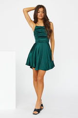 Hidden Lover Dress Forest Green