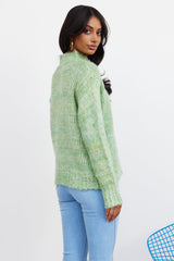 Ascent To Cuteness Knit Jumper Green