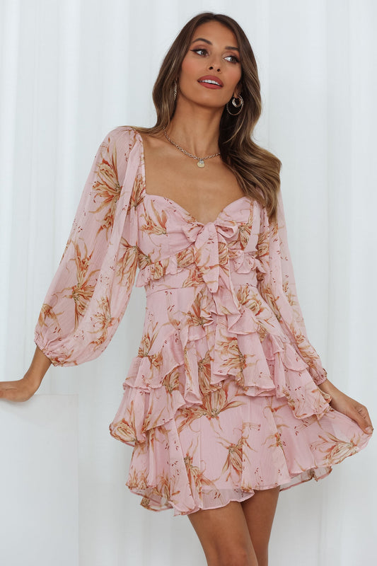 Love Me Like Adonis Dress Pink